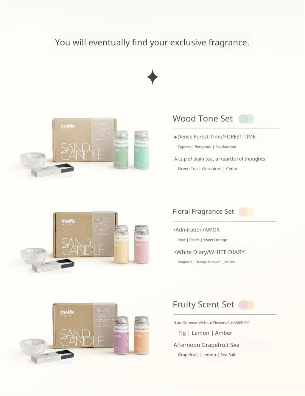 Sand Candle MIni Gft Set