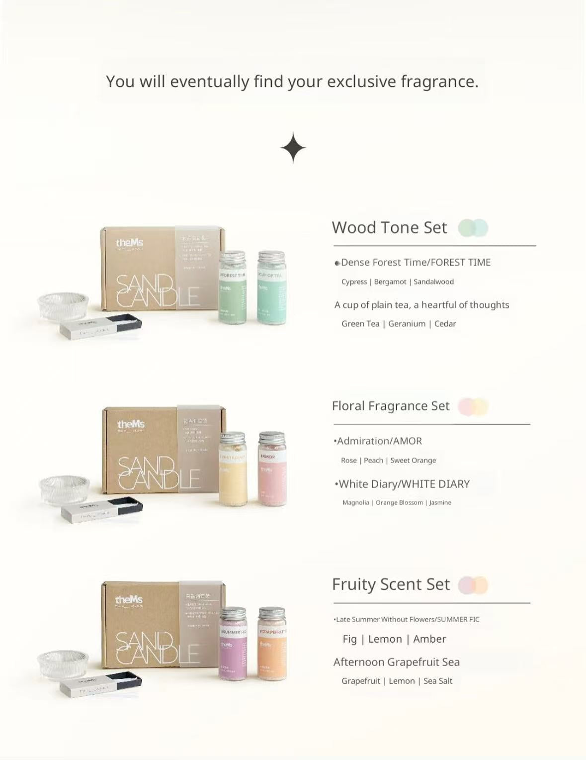 Sand Candle MIni Gft Set